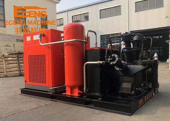 40 Bar Screw Booster Air Compressor Dengan Portable Kinerja Tinggi