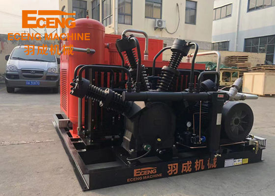 40Bar Screw Air Compressor Booster 8.0m3 / Min Untuk Industri Peniupan Botol PET