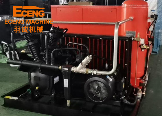 40Bar Screw Air Compressor Booster 8.0m3 / Min Untuk Industri Peniupan Botol PET
