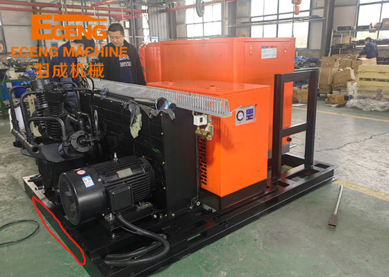 Kompresor Udara Sekrup Tekanan Tinggi 40bar 10.0m3 / Min 105kw Dengan Booster Gabungan