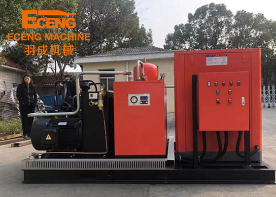 40Bar Screw Air Compressor Booster 8.0m3 / Min Untuk Industri Peniupan Botol PET