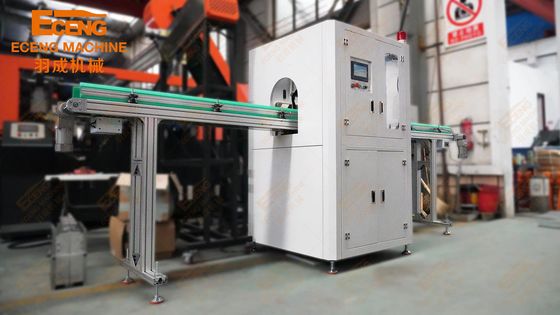 Mesin Pemotong Leher Mulut Botol Pet Servo Industri Otomatis Plastik Kustom