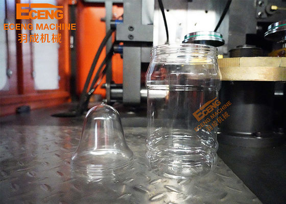 J5L2 Max Blowing Jar Bottle Stretch Machine 5L Otomatis Besar Mulut Lebar Leher Dengan 2 rongga