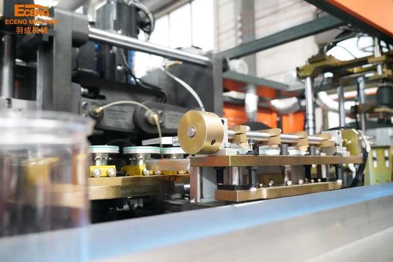 Jar Can PET Bottle Blow Moulding Machine Otomatis Mulut Lebar 4 Rongga J4
