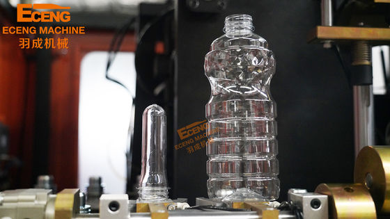 Mesin Peniup Botol Air Otomatis 2cavity Eceng Q3000 Untuk Plastik Bening 3000bph