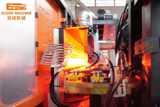 2.5ton J4 Stretch Blow Moulding Machine 4cavity Untuk Guci Makanan