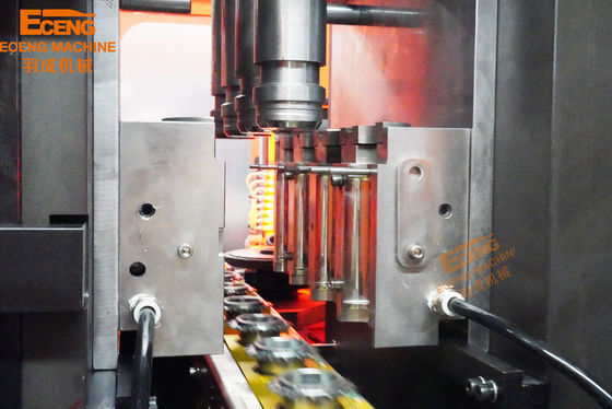 Makanan Cas PET Jar Stretch Blow Molding Moulding Machine 4 rongga Efisiensi tinggi