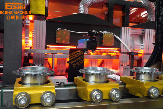 Makanan Cas PET Jar Stretch Blow Molding Moulding Machine 4 rongga Efisiensi tinggi