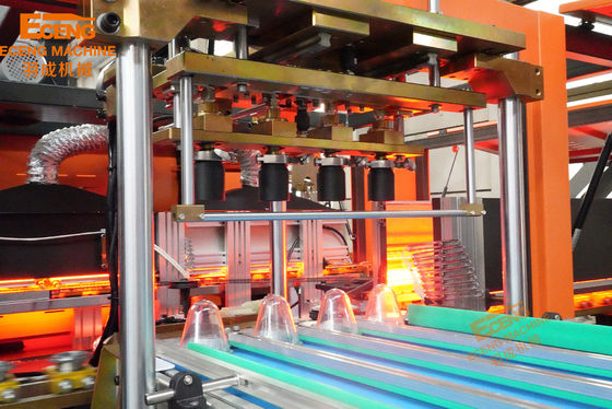 Makanan Cas PET Jar Stretch Blow Molding Moulding Machine 4 rongga Efisiensi tinggi