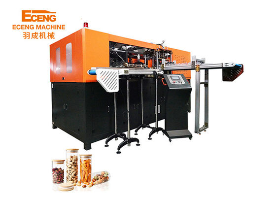 Candy Pet Jar Bowing Machine Otomatis 4 Ruang 2000-2400BPH