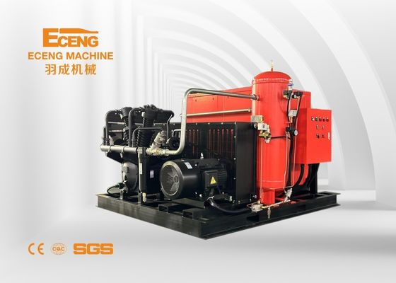 Kompresor Udara Sekrup Tekanan Tinggi 40bar 10.0m3 / Min 105kw Dengan Booster Gabungan