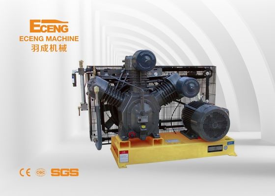 Penggunaan Industri Sistem Kompresor Udara 30 Bar Pendingin Udara Tipe Piston 7.5KW