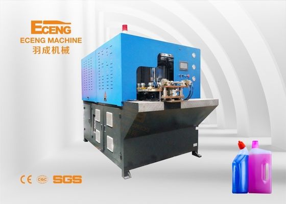 2 Mesin Blowing Botol Kimia rongga 2200BPH Output Manual Hand Feeding