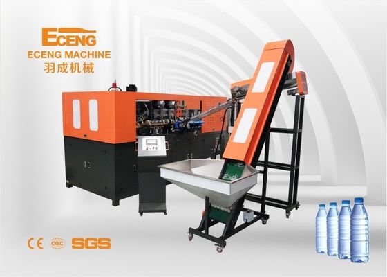 Eceng 4 Cavity PET Blowing Machine Botol Moulding 6000bph