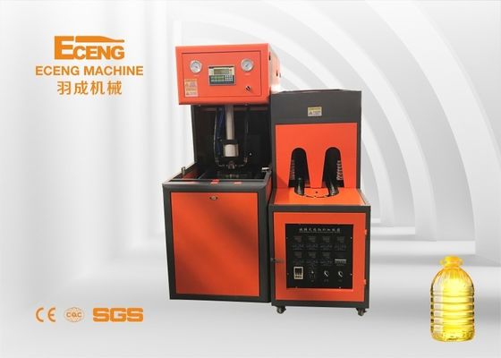 1 Mesin Peniup Botol Semi Otomatis Rongga 5000ml PET Preform Blowing