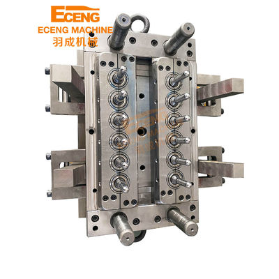 Cetakan Preform Injeksi Plastik PET 4Cr13 Stainless Steel 12 Rongga