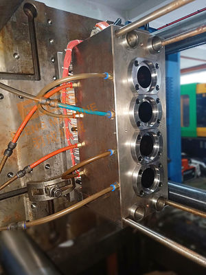 Eceng PET Blow Mould Produsen 4 Rongga Cetakan Botol Plastik SGS ISO