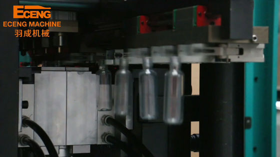 380V 50HZ 6 Rongga Peregangan Blow Moulding Machine 5.5*1.8*1.9m