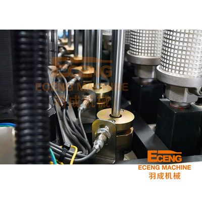 380V 50HZ 6 Rongga Peregangan Blow Moulding Machine 5.5*1.8*1.9m