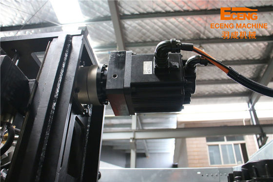Orange 2l Otomatis PET Blow Moulding Machine Kontrol PLC