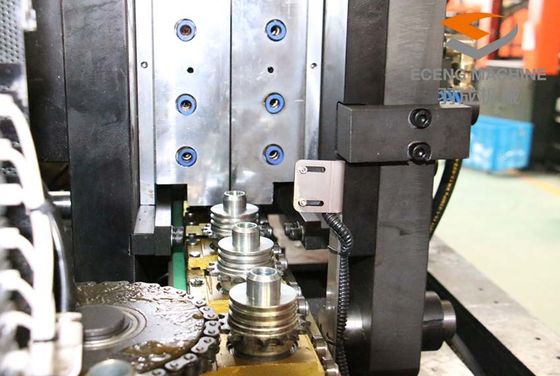 52kW PET Stretch Blow Moulding Machine Pembuat Botol XINJE Kontrol PLC
