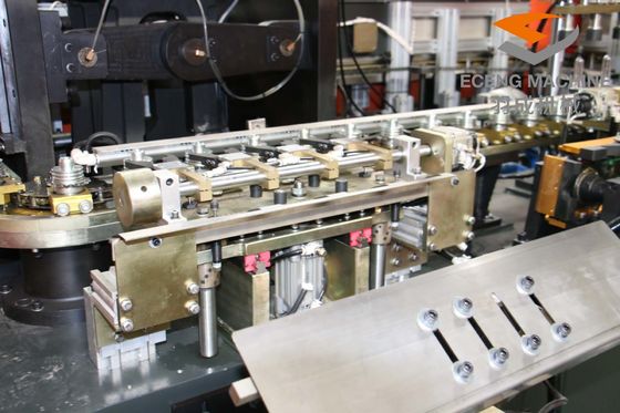 Orange 4 Rongga PET Blowing Machine 6000bph Stretch Blow Moulding