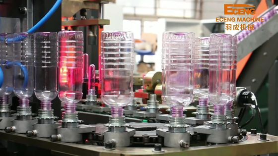 MAC Botol Air PET Botol Blowing Machine 2500KG DELTA PLC Control