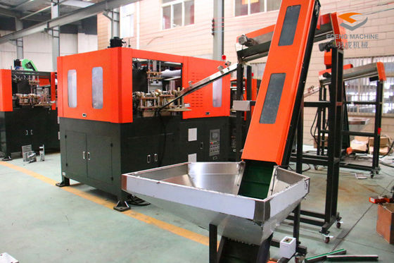 250ml Plastik PET Botol Blow Moulding Machine Mitsubishi PLC Control