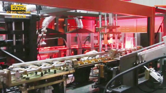 Mesin Hembusan PET Plastik 4 Rongga 6000 Bph Kontrol PLC