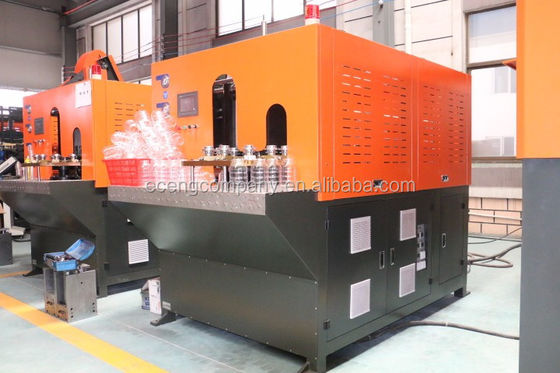 2200BPH Plastic Jerry Can Blow Moulding Machine 380V / 50HZ Dengan Mulut Leher Lebar