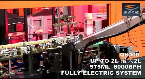 Botol 2000ml 6 Rongga PET Blowing Machine 8000 Pcs/Jam Eceng