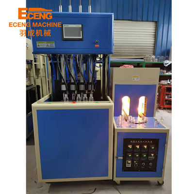 Mesin Peniup Botol Semi Otomatis 16KW 4 Pabrikan Wadah Plastik Rongga